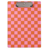 Orange und Rosa Klemmbrett (Vorderseite)