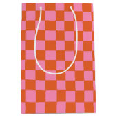 Orange und Rosa Mittlere Geschenktüte (Vorderseite)