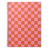 Orange und Rosa Notizblock (Vorderseite)