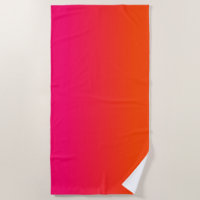 Orange und rosa Ombre Schatten-Neonneonfarbe