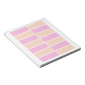 Orange und rosa Planner Notepad Notizblock (angewinkelt)