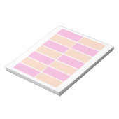 Orange und rosa Planner Notepad Notizblock (Rotiert)