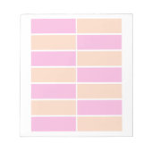 Orange und rosa Planner Notepad Notizblock (Vorderseite)