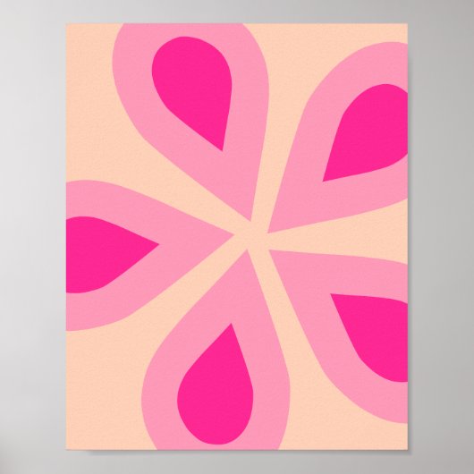 orange und rosa poster (Vorne)