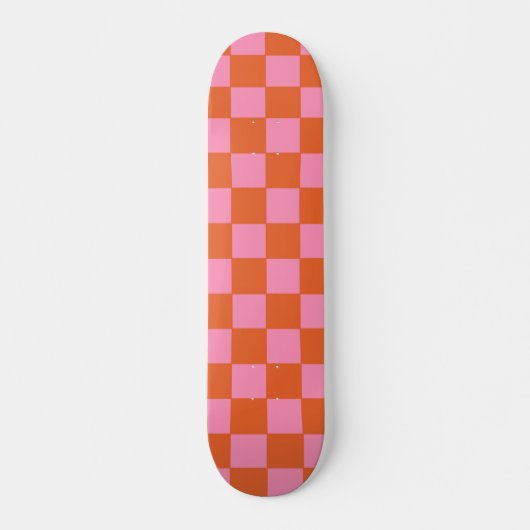 Orange und Rosa Skateboard (Vorne)