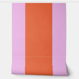 Orange und rosa Streifen Tapete