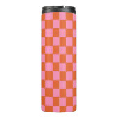 Orange und Rosa Thermosbecher (Rückseite)