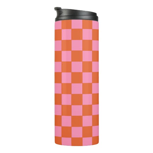 Orange und Rosa Thermosbecher (Nach rechts gedreht)