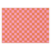 Orange und Rosa Tischdecke (Vorderseite (Horizontal))