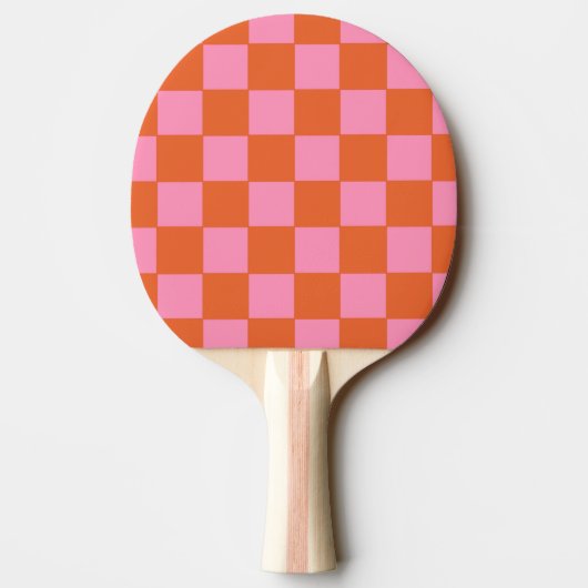 Orange und Rosa Tischtennis Schläger (Rückseite)