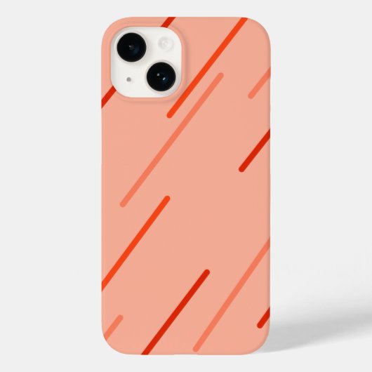Orange und Rot Case-Mate iPhone Hülle (Rückseite)