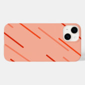 Orange und Rot Case-Mate iPhone Hülle (Rückseite (Horizontal))