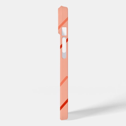 Orange und Rot Case-Mate iPhone Hülle (Rückseite / Links)