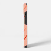 Orange und Rot iPhone Hülle (Linke Seite)