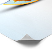 Orange und Rote Fische Poster (Ecke)