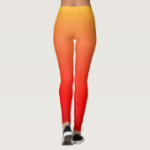 Orange und Rote Leggings (Rückseite)