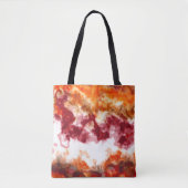 Orange und Rote Marmor Tasche (Vorderseite)