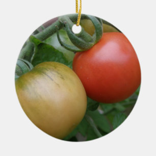 Orange und Rote Tomaten Keramikornament