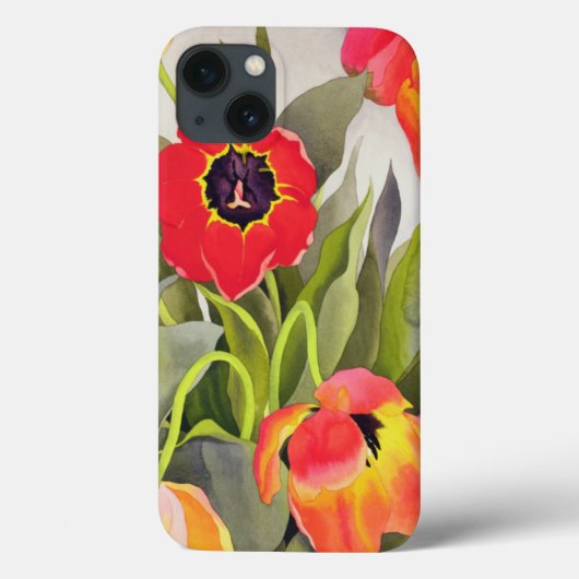 Orange und Rote Tulips Case-Mate iPhone Hülle (Rückseite)