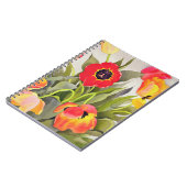 Orange und rote Tulpen Notizblock (Linke Seite)
