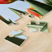 Orange und rote Tulpen von unterhalb Puzzle (Seite)