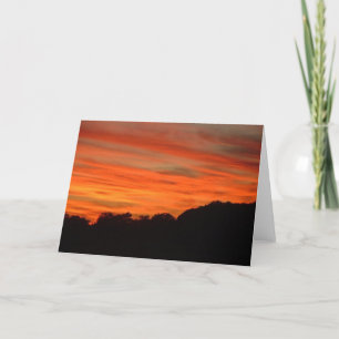 Orange und Rote Wolken Karte