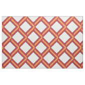 Orange und roter Gitter-Knoten gemustertes Gewebe Stoff (Fat Quarter (45,7 x 55,9 cm))