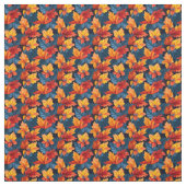 Orange und Russet Herbstleaves Stoff (Muster)