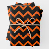 orange und schwarz geschenkpapier set (Beispiel)