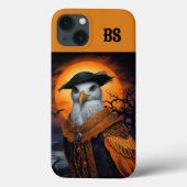 Orange und Schwarz-Gspookie-Halloween Case-Mate iPhone Hülle (Rückseite)