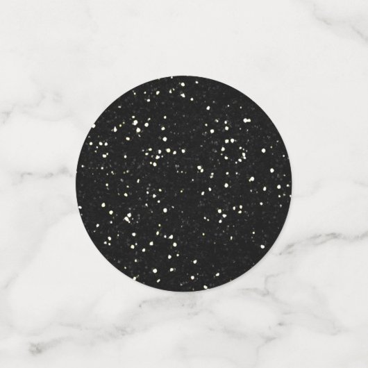 Orange und Schwarz Halloween Imitats Glitzer Konfetti (Klein Vorderseite)