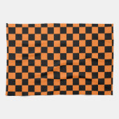 Orange und Schwarz Handtuch (Horizontal)