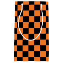 Orange und Schwarz Kleine Geschenktüte