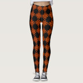 orange und schwarz leggings (Vorderseite)