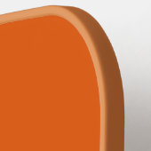 orange und schwarz | Modern Monogram Custom Pickleball Schläger (Linke Seite)