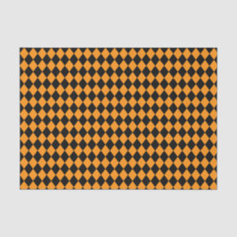 Orange und Schwarz Seidenpapier