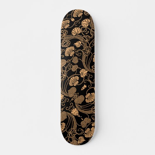 Orange und Schwarz Skateboard (Vorne)