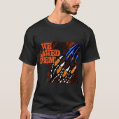ORANGE- UND SCHWARZE ANFORDERUNGEN T-Shirt (Vorderseite)