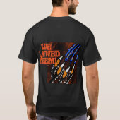 ORANGE- UND SCHWARZE ANFORDERUNGEN T-Shirt (Rückseite)