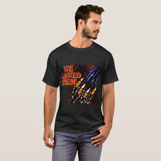 ORANGE- UND SCHWARZE ANFORDERUNGEN T-Shirt (Vorne ganz)