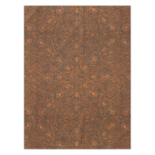 Orange und schwarze Batik Tischdecke (Vorderseite)