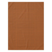 Orange und schwarze Farben des Gingham-| Halloween Tischdecke (Vorderseite)