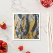 Orange und schwarze Servietten (Beispiel)