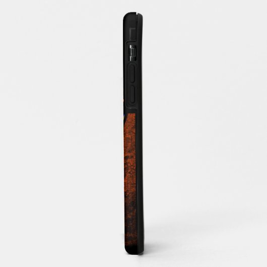 ORANGE- UND SCHWARZE STREIFEN Case-Mate iPhone HÜLLE (Hinten/Links)