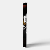 ORANGE- UND SCHWARZE STREIFEN Case-Mate iPhone HÜLLE (Rückseite / Rechts)