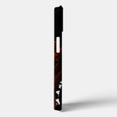 ORANGE- UND SCHWARZE STREIFEN Case-Mate iPhone HÜLLE (Rückseite / Rechts)