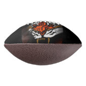 ORANGE- UND SCHWARZE STREIFEN FOOTBALL (Gedreht 90)