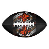 ORANGE- UND SCHWARZE STREIFEN FOOTBALL (Vorderseite)