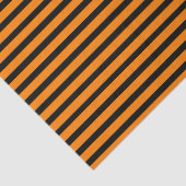 Orange und schwarze Streifen Seidenpapier (Detail)