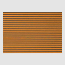 Orange und schwarze Streifen Seidenpapier